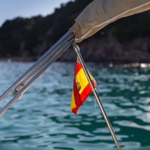 abandera tu barco con bandera española
